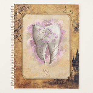 Elegant Vintage Old Fashioned Dental Gift Planner