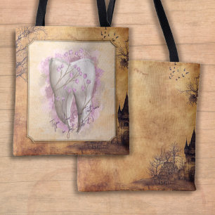 Elegant Vintage Old Fashioned Dental Gift Tote Bag
