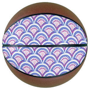 Elegant Vintage Ornamental Artwork Basketball