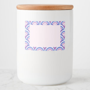 Elegant Vintage Ornamental Artwork Food Label