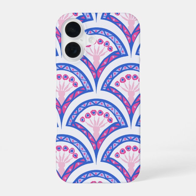 Elegant Vintage Ornamental Artwork iPhone 16 Case (Back)