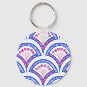 Elegant Vintage Ornamental Artwork Key Ring