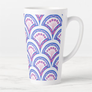 Elegant Vintage Ornamental Artwork Latte Mug