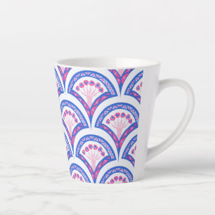 Elegant Vintage Ornamental Artwork Latte Mug