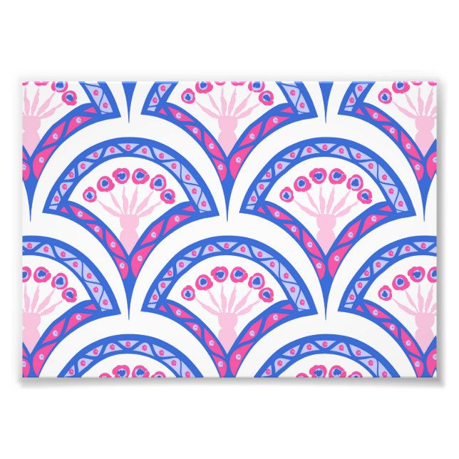 Elegant Vintage Ornamental Artwork Photo Print (Front)