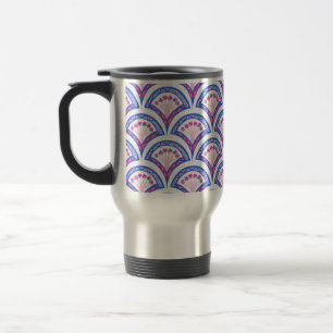 Elegant Vintage Ornamental Artwork Travel Mug