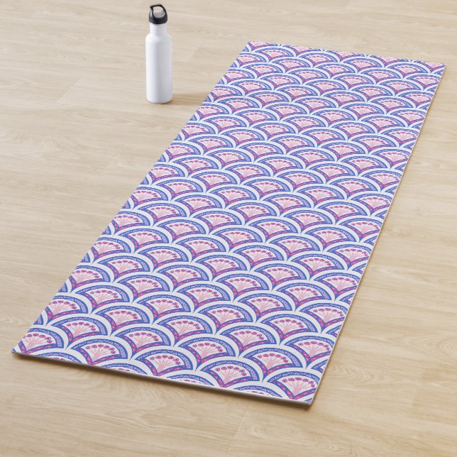 Elegant Vintage Ornamental Artwork Yoga Mat (In Situ)