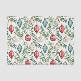 Elegant Vintage Ornaments Christmas Tissue Paper