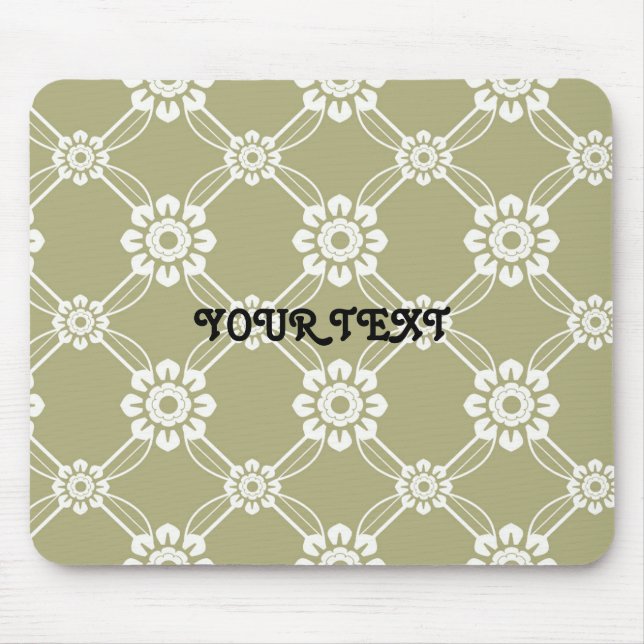 Elegant Vintage Pattern Mouse Mat (Front)