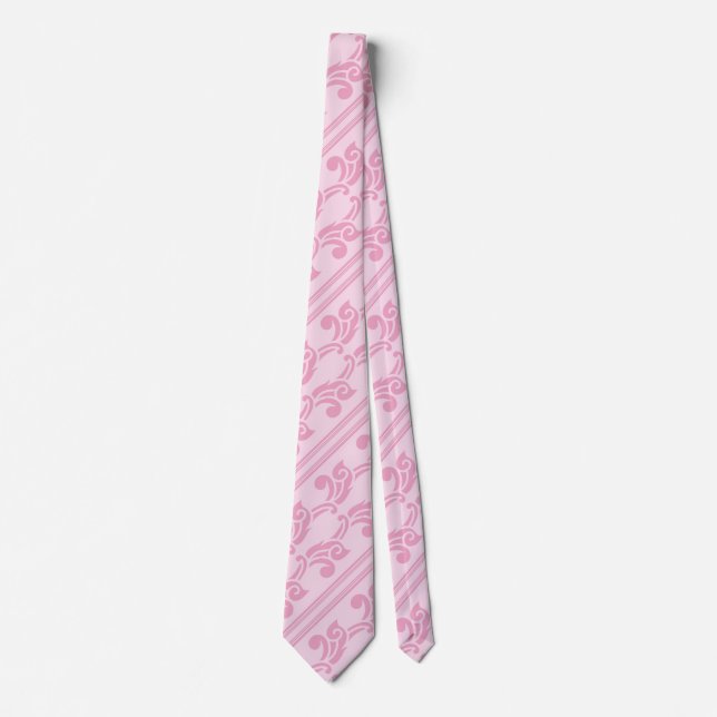 Elegant Vintage Pattern Tie (Front)