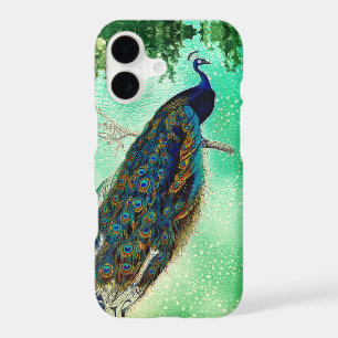 Elegant vintage peacock artwork                   