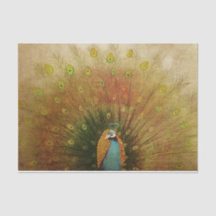 Elegant Vintage Peacock Tissue Paper