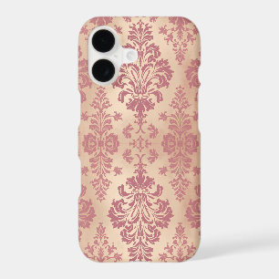 Elegant Vintage Pink Damask Pattern