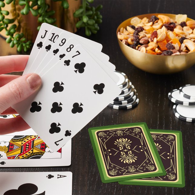 Elegant Vintage Playing Card Black Gold (Creator Uploaded)