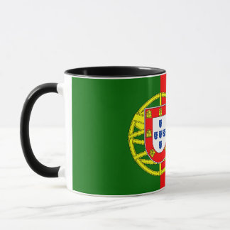 Elegant Vintage Portuguese Flag Covered Ceramic Mug