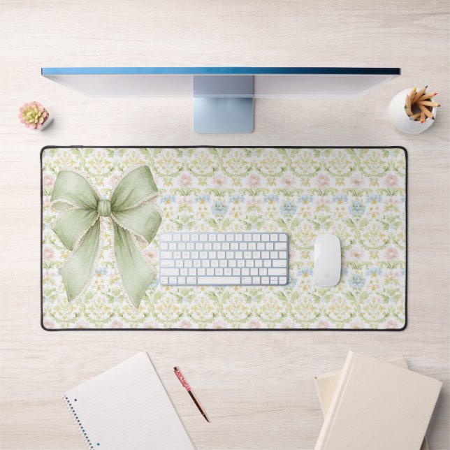 Elegant Vintage Ribbon  Desk Mat (Office 1)