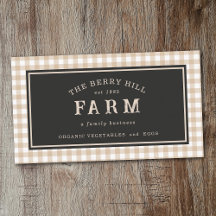 Elegant Vintage Rustic Gingham Farm 