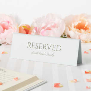Elegant Vintage Sage Green Wedding Reserved