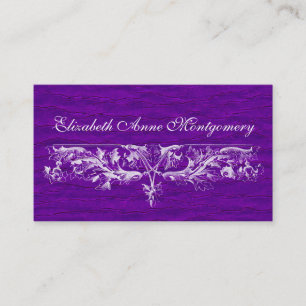 Elegant Vintage Scroll Professional Business Cards