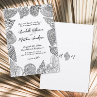 Elegant Vintage Seashell Beach Wedding