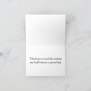 Elegant Vintage Shoes Peonies Shower Thank You Card