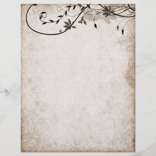 Elegant vintage stationery paper Zazzle.co.uk