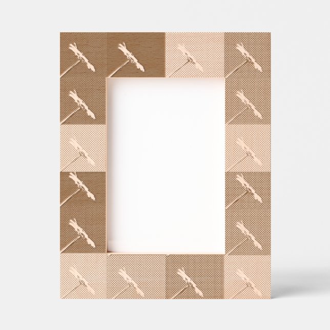 Elegant Vintage Style Floral Motifs Etched Frames (Front)