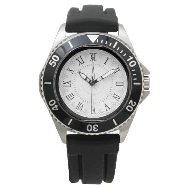 Elegant Vintage Style Roman Numeral  Watch (Front)