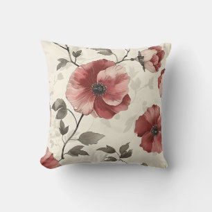 Elegant Vintage Stylish Romantic Floral Chic Cushion