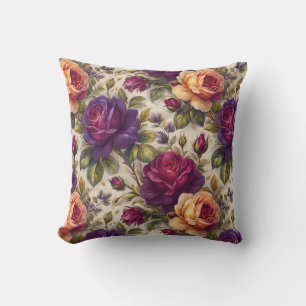 Elegant Vintage Stylish Romantic Floral Chic Cushion