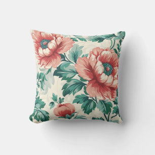 Elegant Vintage Stylish Romantic Floral Chic Cushion