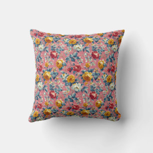Elegant Vintage Stylish Romantic Floral Chic Cushion