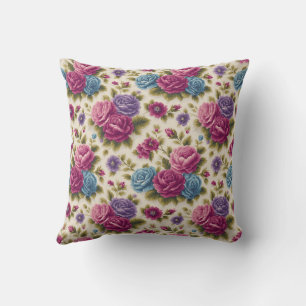 Elegant Vintage Stylish Romantic Floral Chic Cushion