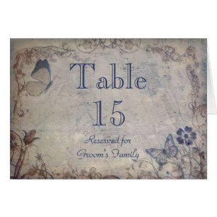 Elegant Vintage Table Seating Name Card