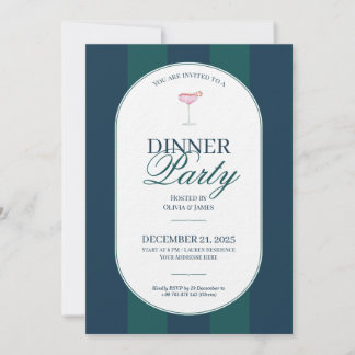 Elegant vintage Tartan Plaid Christmas Invitation