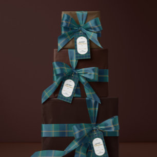 Elegant vintage Tartan Plaid Christmas Satin Ribbon