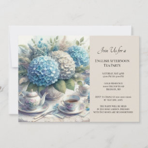 Elegant Vintage Tea Party  Invitation