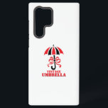Elegant Vintage Umbrella with Ribbon Bow Design Samsung Galaxy Case<br><div class="desc">Add a touch of timeless elegance with this Vintage Umbrella with Ribbon Bow design. Featuring a classic umbrella silhouette accented with a graceful decorative bow, this artwork brings a refined and stylish aesthetic inspired by traditional fashion and vintage charm. Perfect for T-shirts, mugs, tote bags, phone cases, invitations, stationery, wall...</div>