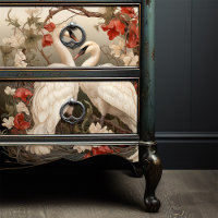 Elegant Vintage Victorian Boho Romantic Swans