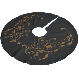 Elegant, Vintage, Victorian Steampunk Brushed Polyester Tree Skirt