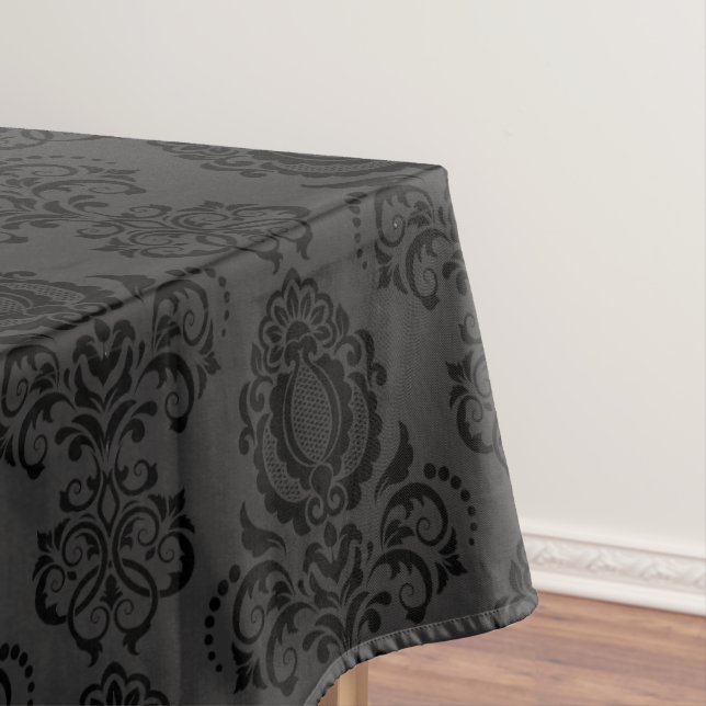 Elegant, Vintage, Victorian Steampunk Damask  Tablecloth (In Situ)