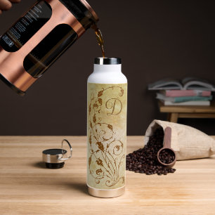 Elegant, Vintage, Victorian Steampunk Personalised Water Bottle