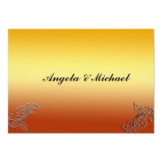 Elegant Vintage Wedding Invitation