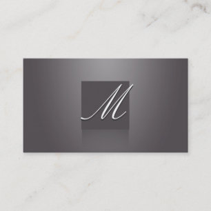 Elegant Violet Business Card