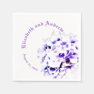 Elegant Violets  Napkin