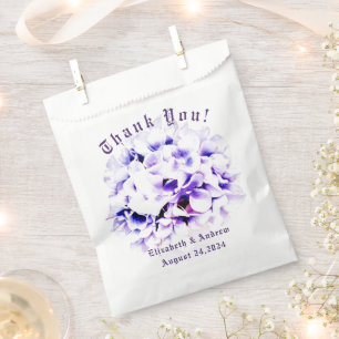 Elegant Violets Wedding Favour Bags