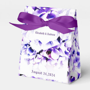 Elegant Violets Wedding Favour Box