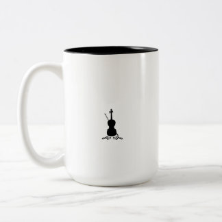 Elegant Violin Mug