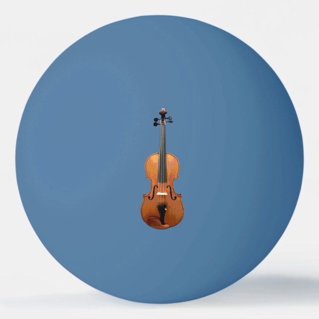 Elegant Violin Ping Pong Ball (Front)