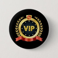 Elegant VIP Black Access Badge